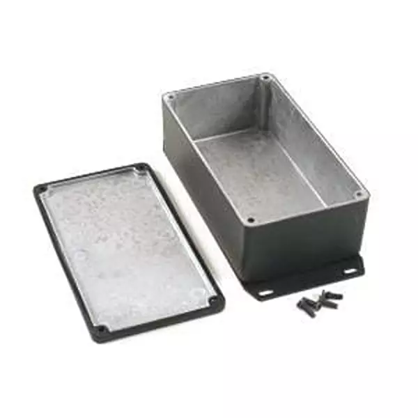 Hammond Enclosure Diecast Aluminum 152.908 mm (6.02 Inch) Length, 1590WP1FBK