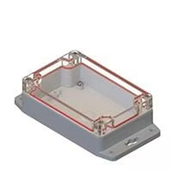 SERPAC Box Enclosure Polycarbonate (PC) 119.888 mm (4.72 Inch) Length, RBF53P06C10G