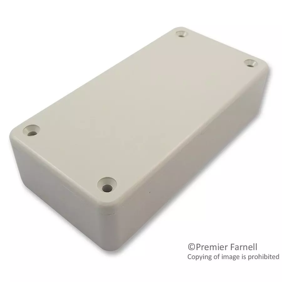 HAMMOND Enclosure, Abs, Grey, 1591LSGY