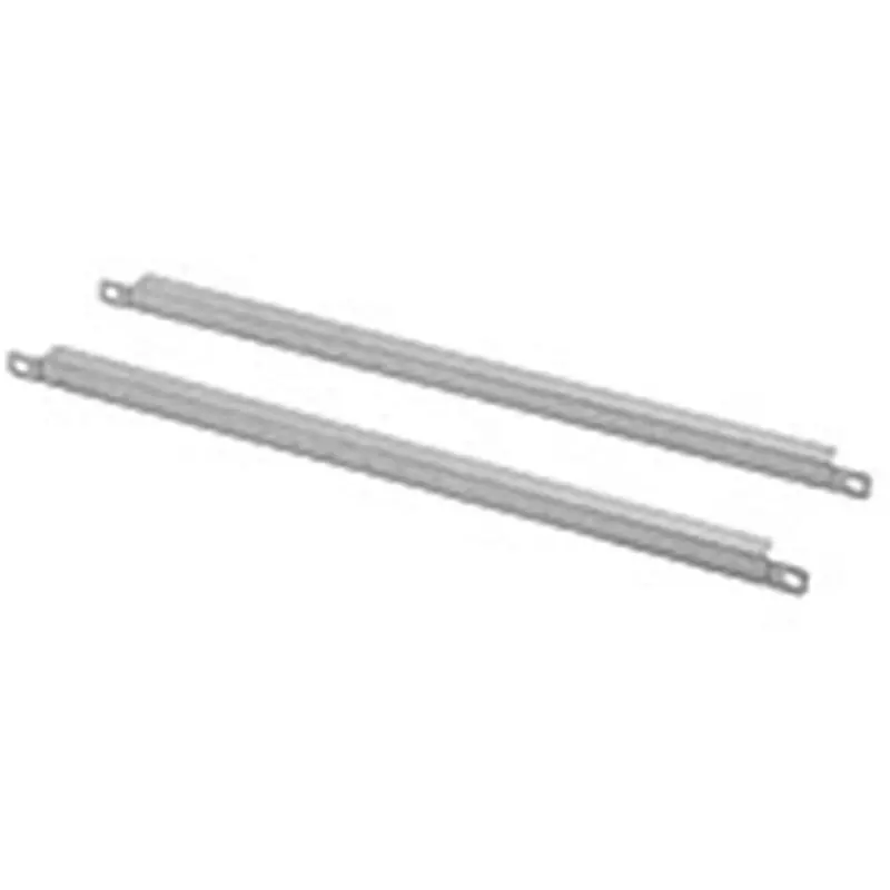 NITTO KOGYO Wiring Support Rail Iron Hot Dip Galvanizing Surface Treatment 1.6 mm Wall Thickness, EX-8HRL (Set of 2 Pcs)