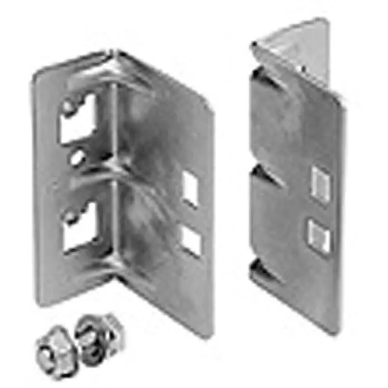 NITTO KOGYO Connection Set Iron Chromate Plating Surface Treatment 3.2 mm Wall Thickness, FCX-JL6 (Set of 6 Pcs)