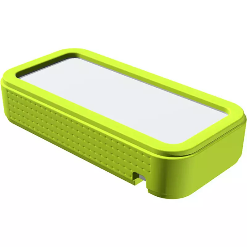 takachi-css-series-plastic-case-with-silicone-cover-no-opening-white-green-css75n-cl-wg