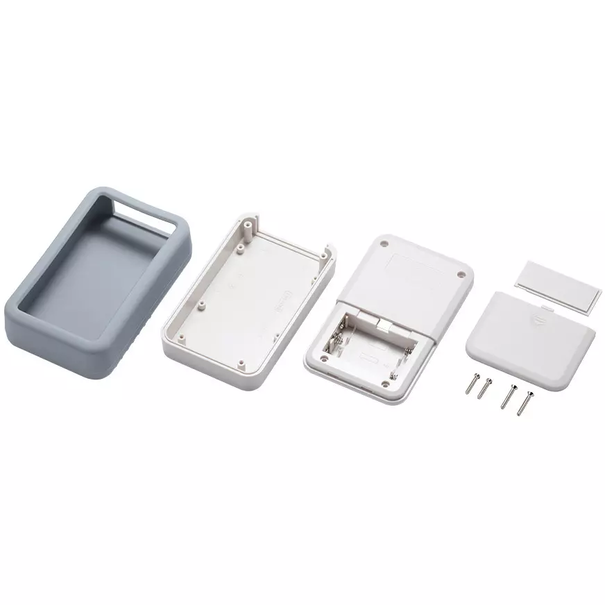 takachi-lcs-series-plastic-handheld-enclosure-with-silicone-cover-120x74x24-mm-off-white-green-lcs115-f3-wg