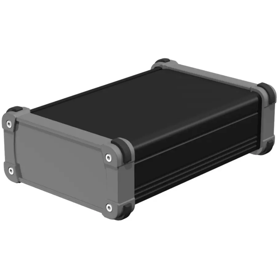 TAKACHI EXW Series Aluminum Case with Corner Guard 174x116x56 mm, EXW12-6-18BG