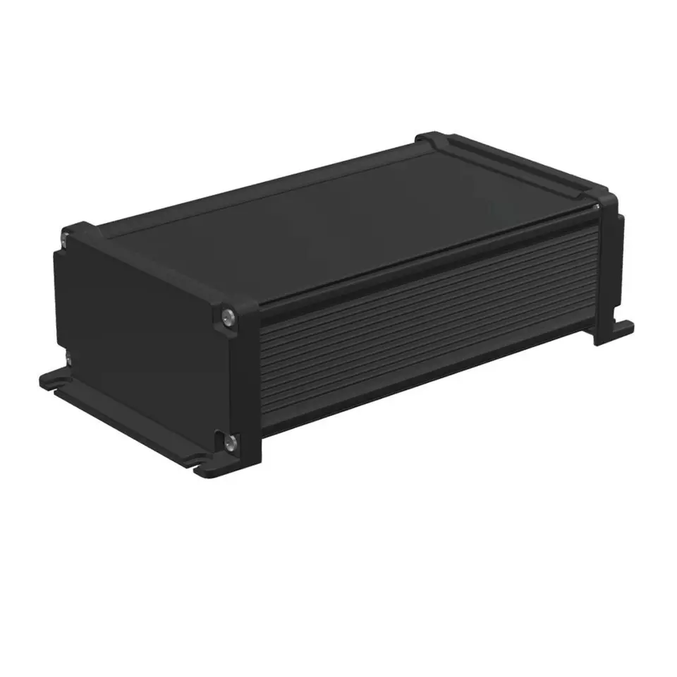 TAKACHI AW Series Flanged Aluminum Enclosure Shield Type 87x275x156.3 mm, AW16-9-28EBB