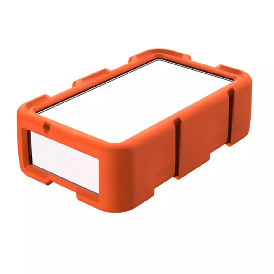 TAKACHI LCT Series Plastic Case with Shock-Resistant Silicone Cover 36.5x121.9x76 mm, LCT115H-F3-WO