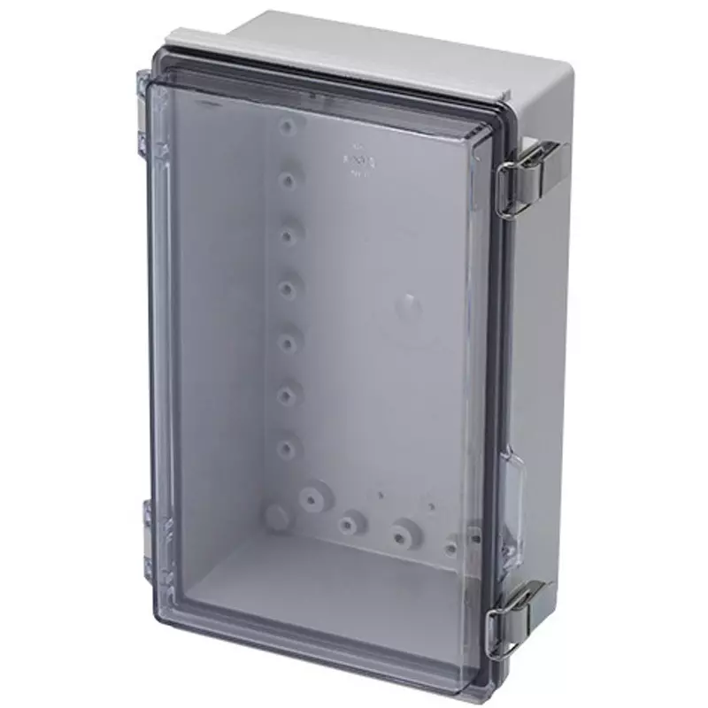 TAKACHI BCAP Series Latch-Hinged Plastic Box T Type 100x260x160 mm, BCAP162610T
