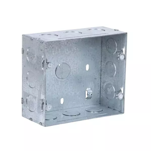 GM Concealed Box 2 Module Galvanized Iron GI/Metal Construction, CM 02001