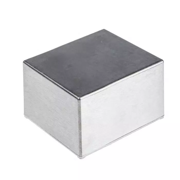 RS PRO Silver Die Cast Aluminium Enclosure, IP54, IP65, IP66, Silver Lid, 50 x 50 x 31mm Model No 1610936