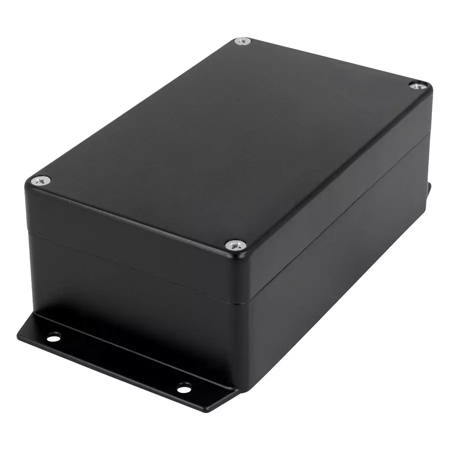 MULTICOMP PRO Metal Enclosures ENCLOSURE, WALL MNT, IP65, ALUM , BLACK, MC001090