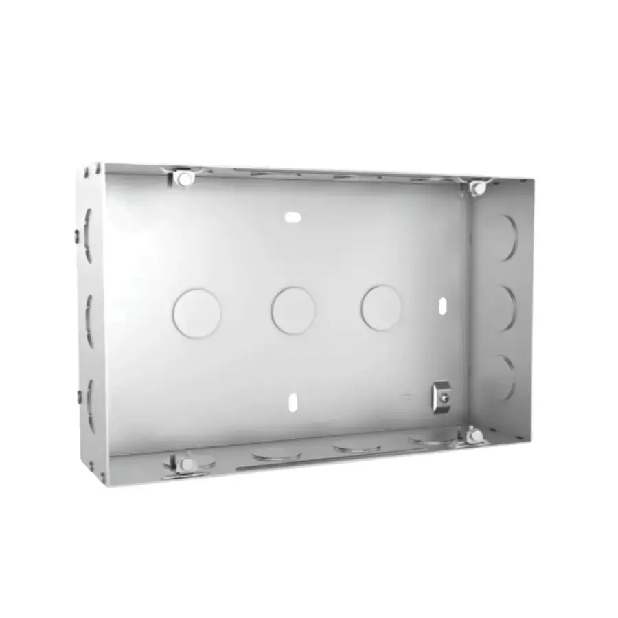 GreatWhite Metal Box Interlocking Skinpass Fiana Range 16 Module, 21816-SP (Pack of 5)