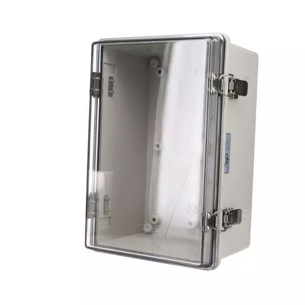 BUD INDUSTRIES Industrial Enclosure Plastic Gray 299.97 mm (11.81 Inch) Length, NBA-10162