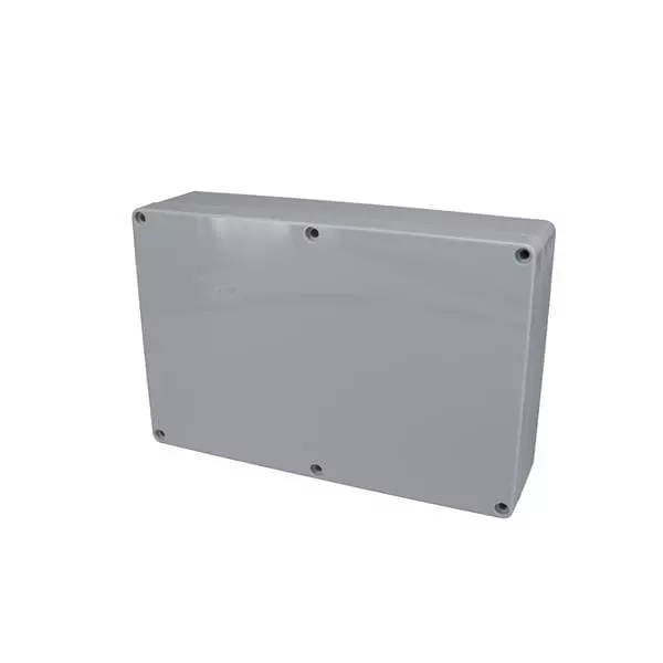 BUD INDUSTRIES Electrical Enclosure Polycarbonate (PC) Gray 222.00 mm (8.74 Inch) Length, PN-1325