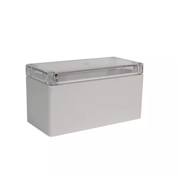 BUD INDUSTRIES Electrical Enclosure Polycarbonate (PC) Gray 160.02 mm (6.3 Inch) Length, PN-1333-MB