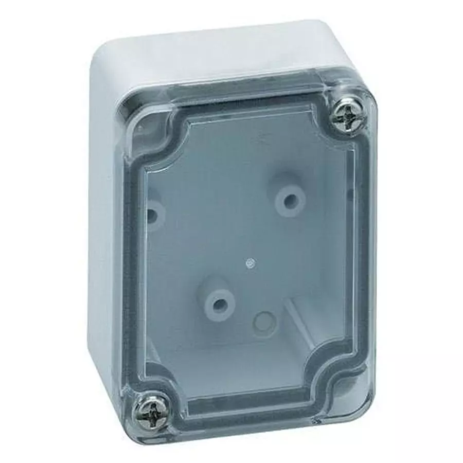 ALTECH Industrial Enclosure Polycarbonate (PC) Gray / Clear 65 mm Length, 130-475