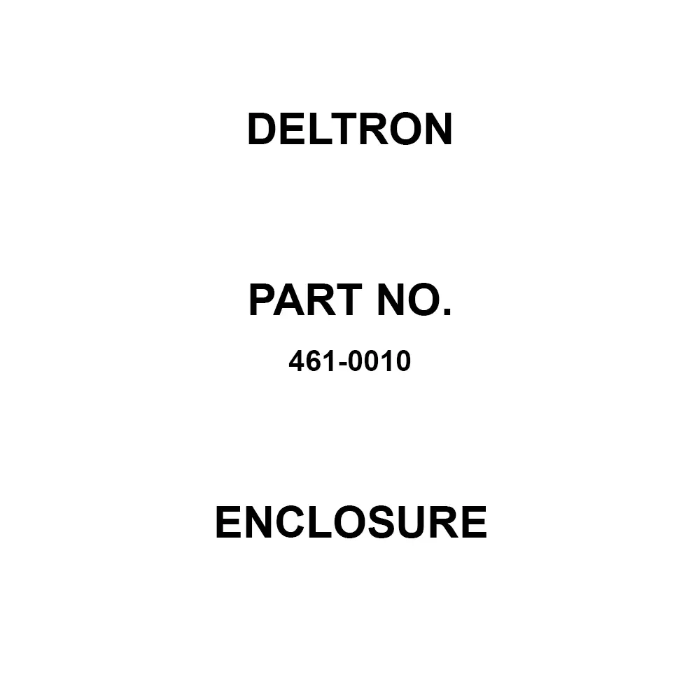 Deltron Enclosure Aluminum 89 mm Length, 461-0010