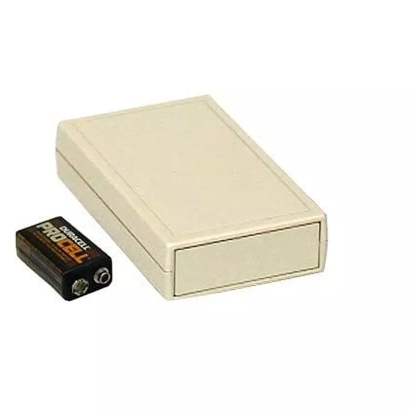 PACTEC Panel Acrylonitrile Butadiene Styrene (ABS) 35.56 mm (1.4 Inch) Length, 67565-01-000 HML-9VB-ET, PBC Black