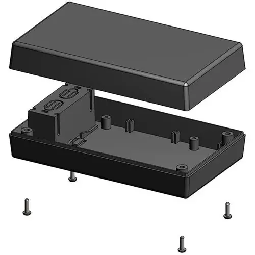 SERPAC Enclosure Acrylonitrile Butadiene Styrene (ABS) 143.002 mm (5.63 Inch) Length, 251,GY