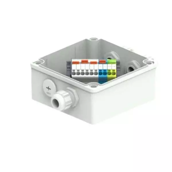 TE CONNECTIVITY Junction Box Plastic 125.6 mm Length, 1SNS470000Z0210