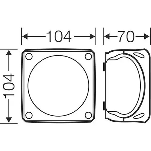 Hensel Cable Junction Box with Terminal 1.5-4 sq.mm Black IP66 Protection 104x104x70 mm, DK0404B (Pack of 5 Pcs)