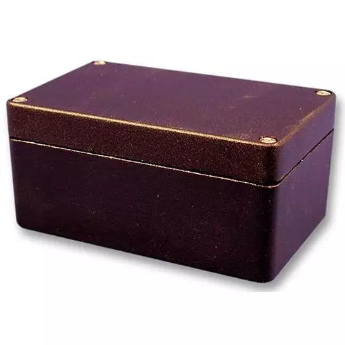 HAMMOND BOX, DIECAST, BLACK, 220X120X80MM, 1590Z150BK.