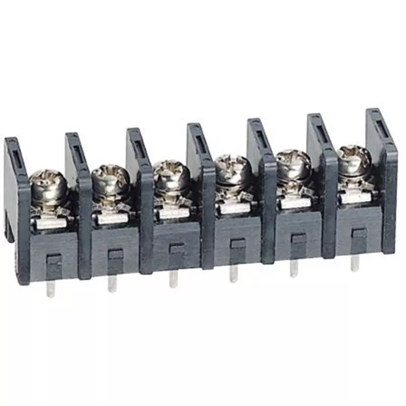 IDEC Pcb Terminal Block Bp1 Series 10Mm Pitch 1 Row 6 Poles 1 Bag 10 Pieces 250 V Insulation Voltage, Bp101-6 (Pack of 10 Pcs)