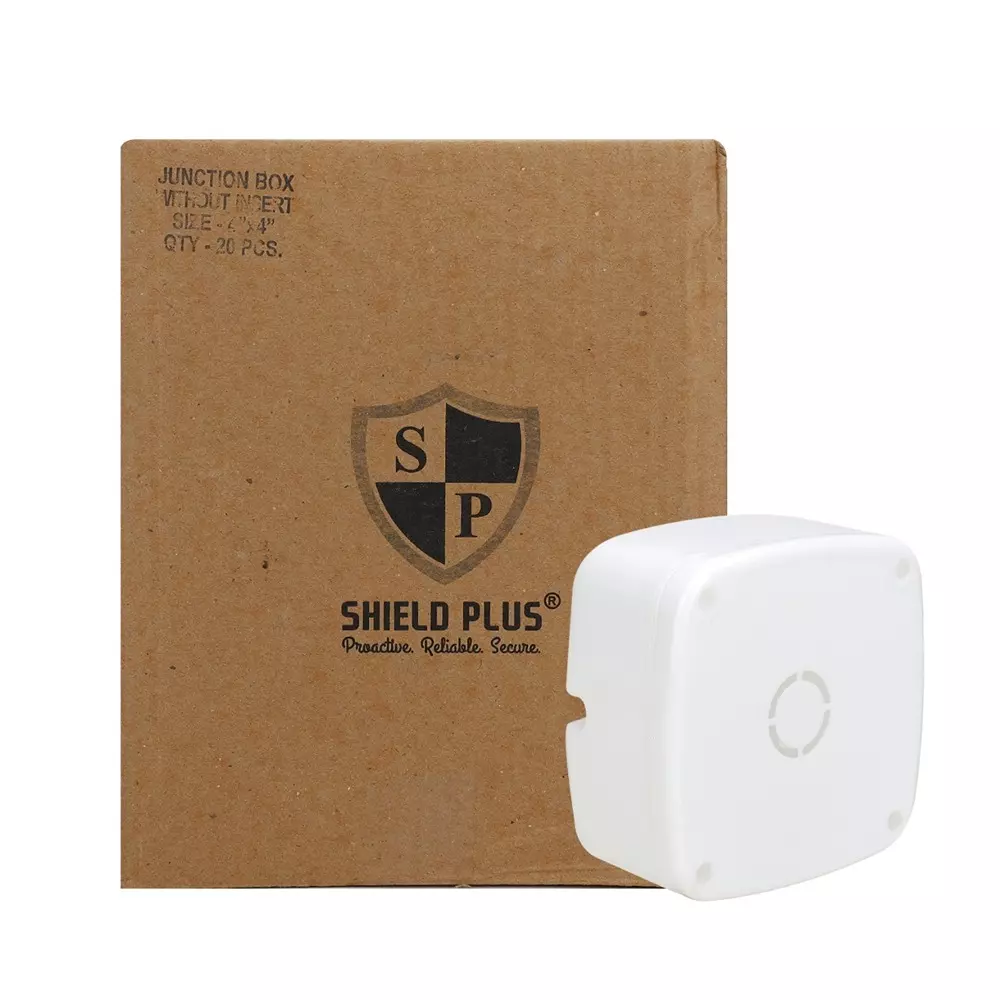 shield-plus-pvc-junction-box-surface-mount-4x4x2-inch-white-without-stud-pack-of-320-pcs