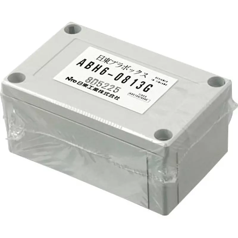 NITTO KOGYO Abh Plastic Box ABS Resin 43 mm Effective Depth, ABH6-0813G