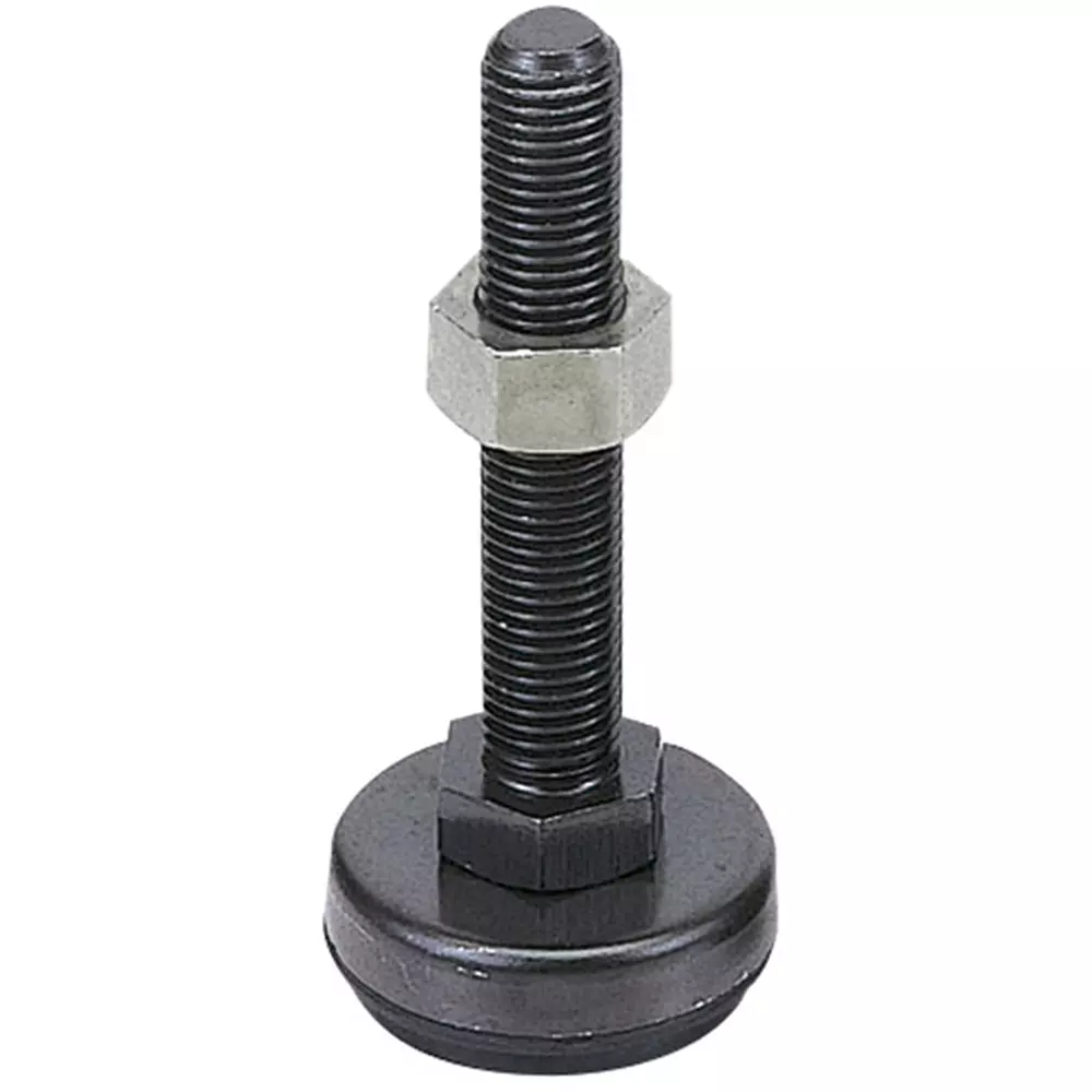 NITTO KOGYO Level Foot Iron 130 mm Outer Dimension 70/1 Kg Acceptable Mass, RD73-10T (Set of 2 Pcs)