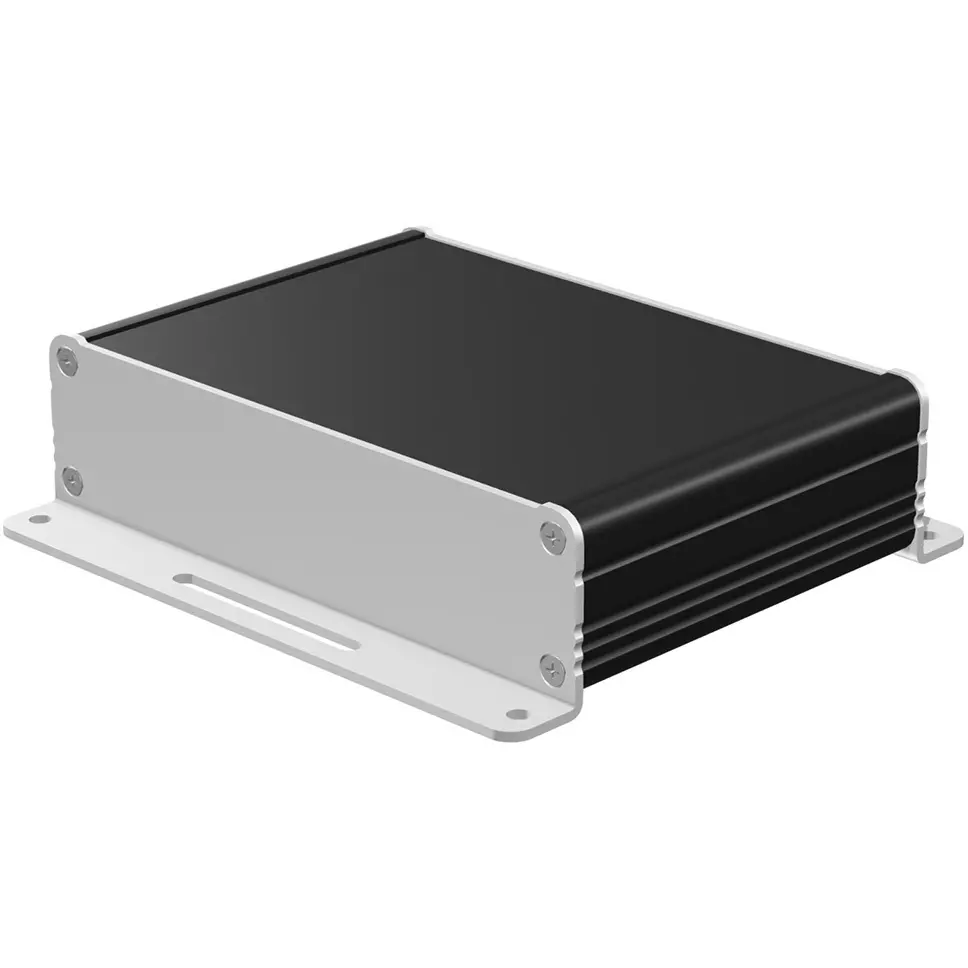 takachi-exf-series-aluminum-extrusion-case-with-flanged-feet-141x38x97-mm-black-silver-exf14-4-10bs