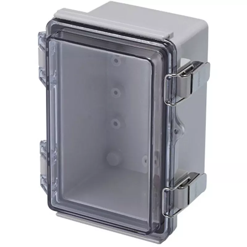 TAKACHI BCAP Series Latch-Hinged Plastic Box T Type 85x150x100 mm, BCAP101508T