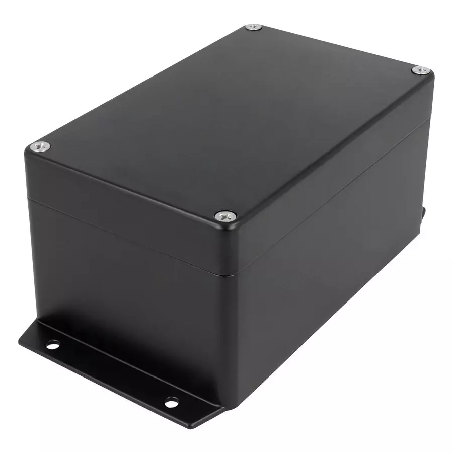 MULTICOMP PRO Metal Enclosures ENCLOSURE, WALL MNT, IP65, ALUM , BLACK, MC001091