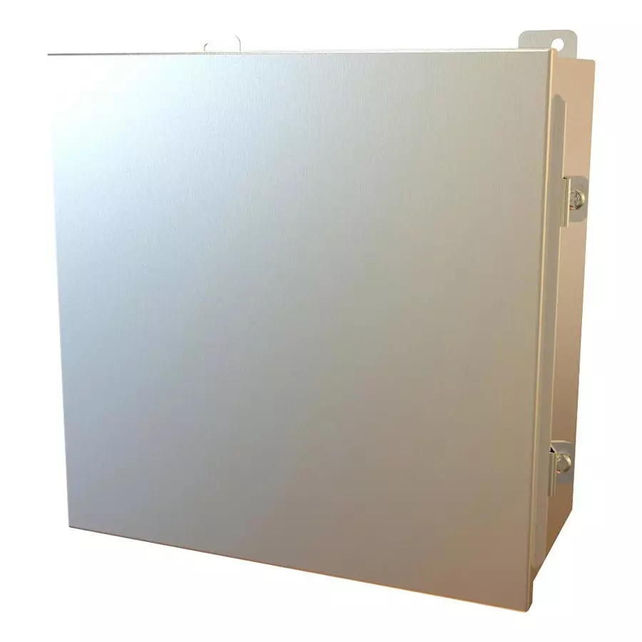 HAMMOND Metal Enclosures ENCLOSURE, JUNCTION BOX, IP66, NATURAL, 1414N4PHS16L6