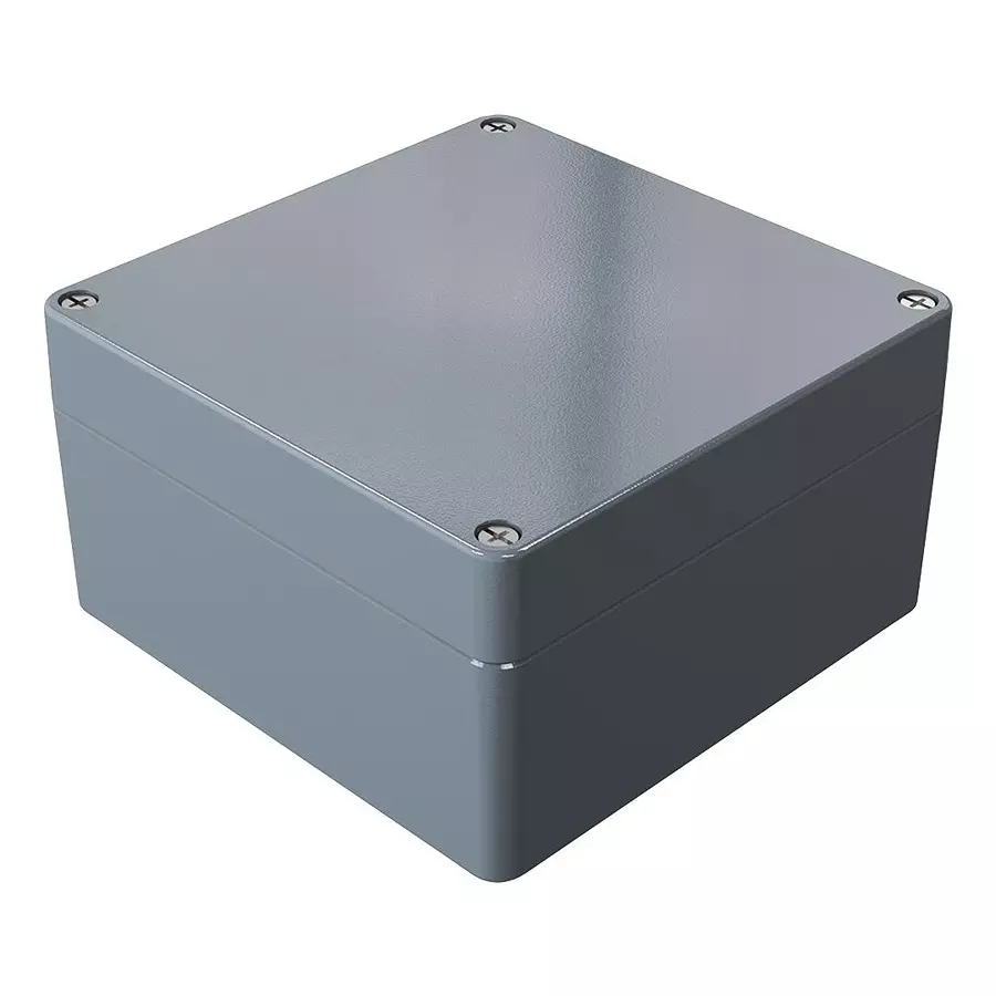 ROSE ENCLOSURE, ALUMINIUM, 180X180X100MM, 118181