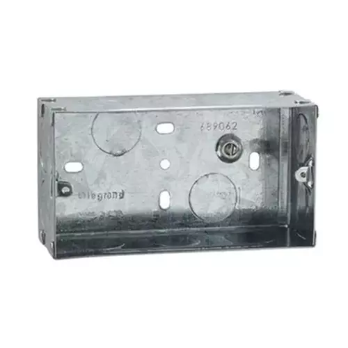 Legrand Flush Box Allzy Metal 4 Module, 6890 62 (Pack of 40)