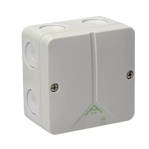 CAPE Electric Junction Box Weather Proof Thermoplastic IP65 2.5 Sq.mm 85x85x42 mm, HP 080