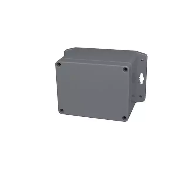 BUD INDUSTRIES Electrical Enclosure Polycarbonate (PC) Gray 115.06 mm (4.53 Inch) Length, PN-1328-MB