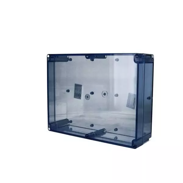 BUD INDUSTRIES Electrical Enclosure Polycarbonate (PC) Blue 299.97 mm (11.81 Inch) Length, BT-2742