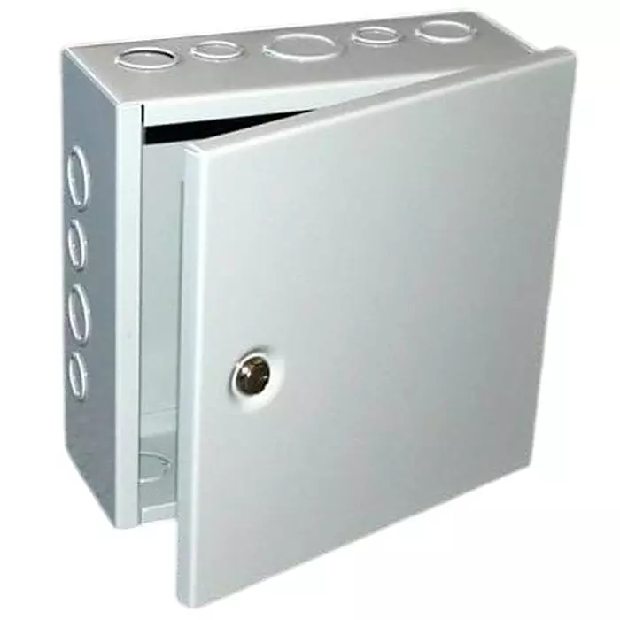 BUD INDUSTRIES Junction Box Steel Gray 254.00 mm (10 Inch) Length, JBH-4961-KO