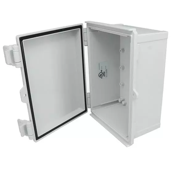 BUD INDUSTRIES Electrical Enclosure Acrylonitrile Butadiene Styrene (ABS) Gray 210.82 mm (8.3 Inch) Length, PTR-28483