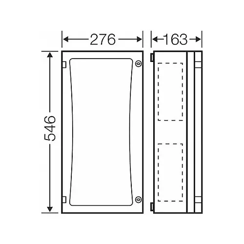 Hensel Enystar Empty Enclosure 3 Box IP66 Opaque Lid, FP0331