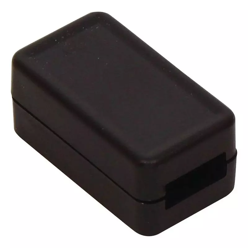 HAMMOND Enclosure, Usb, Abs, Ip54, Black, 1551USB1BK