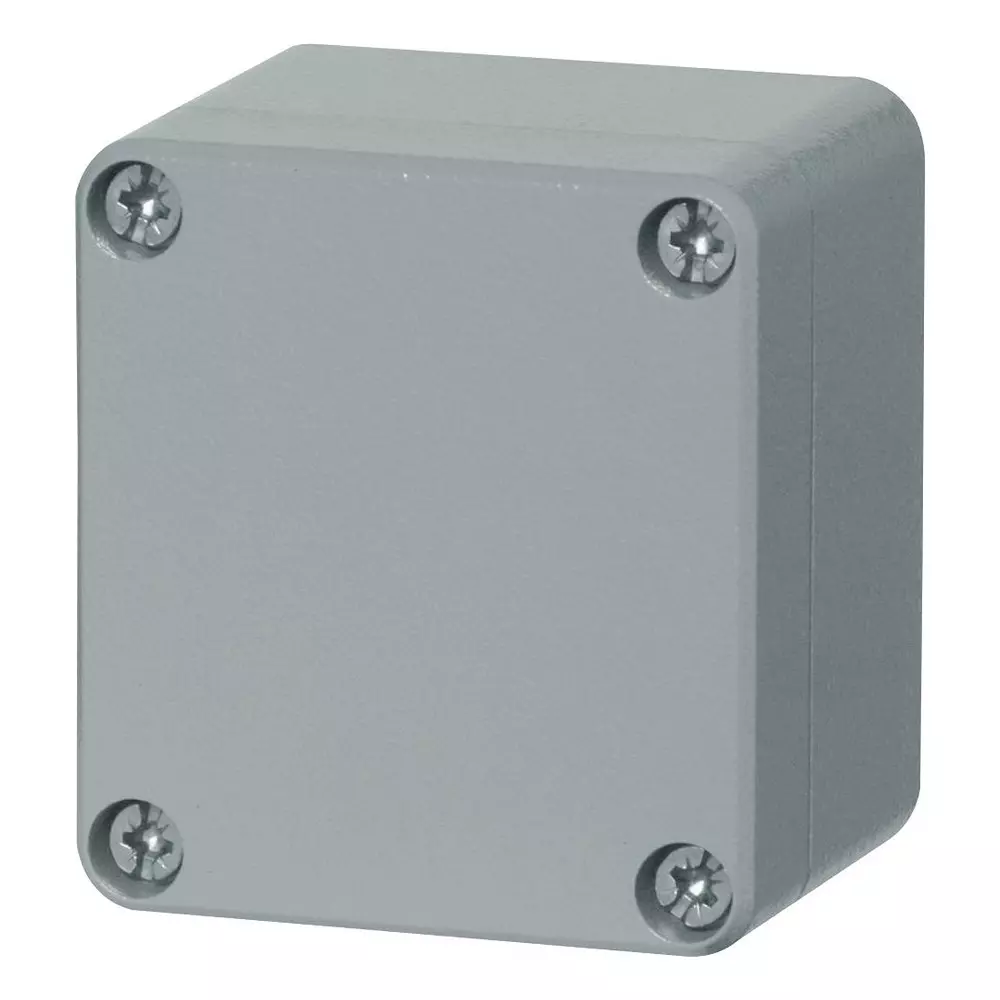 FIBOX Enclosure, Multipurpose, Alum, Grey, ALN 080806 COMPLETE
