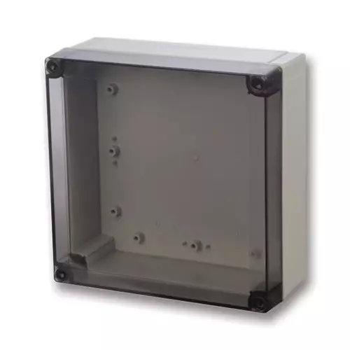 FIBOX Enclosure, Pc, Grey/Smoked Transparent, PC 175/75 HT ENCLOSURE