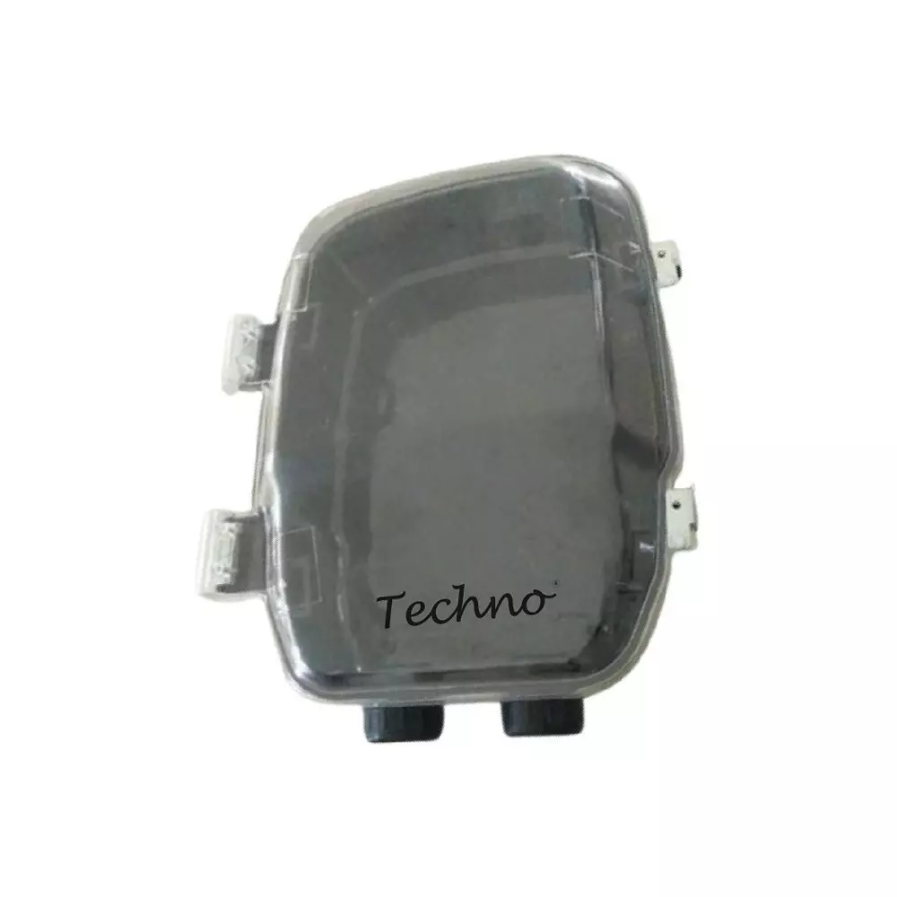 Techno Meters Polycarbonate Meter Box Hinge Type Single Phase 2-Way Connection with Locking Provision, TMCB 065 (SP BOX)