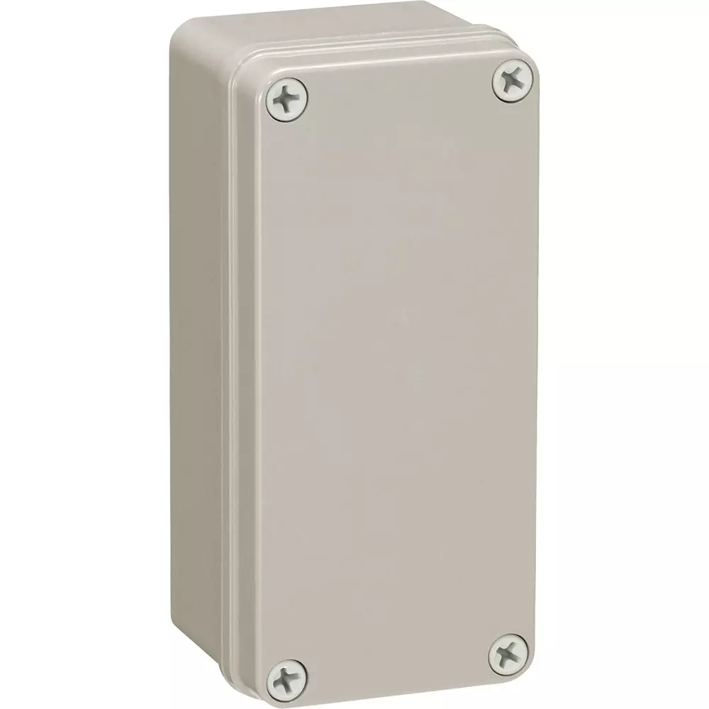 NITTO KOGYO PCS Plastic Box PC+PBT Resin 57 mm Effective Depth, PCS7-0817