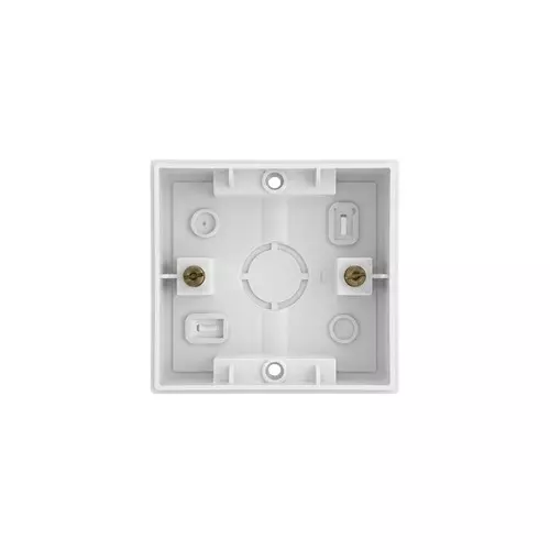 Goldmedal Curve Gang Box Surface Mounting 1 & 2 Module Silver for Commecial and Industrial Use, 90201