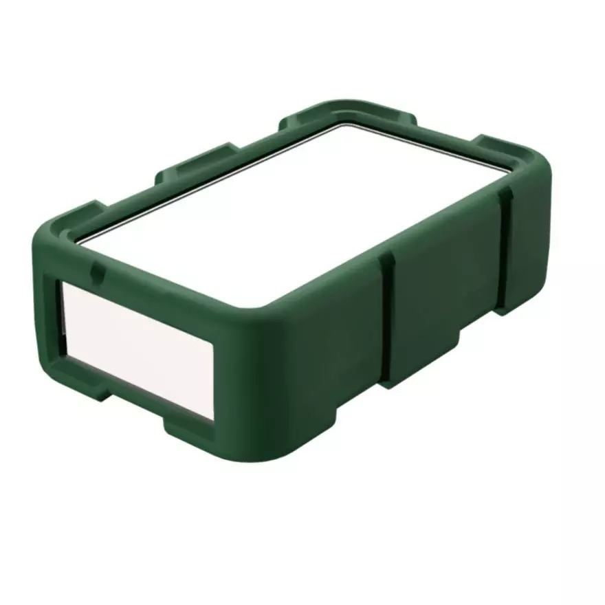 TAKACHI LCT Series Plastic Case with Shock-Resistant Silicone Cover 36.5x121.9x76 mm, LCT115H-F3-WG