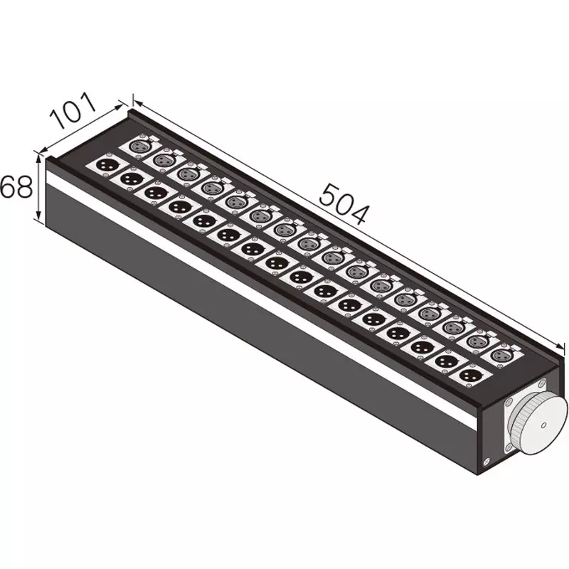 Canare Electric Parabox 16 No. of Channels, 16J12F2