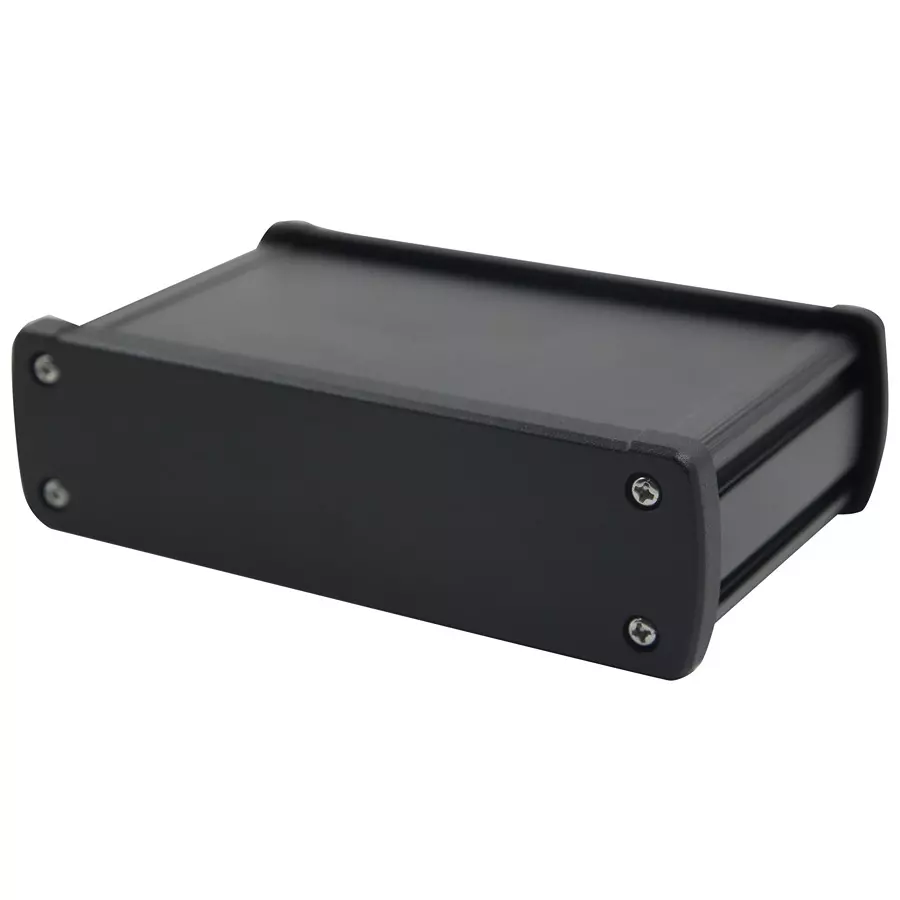 MULTICOMP PRO Metal Enclosures ENCLOSURE, MULTIPURPOSE, ALUM, BLACK, MC002203